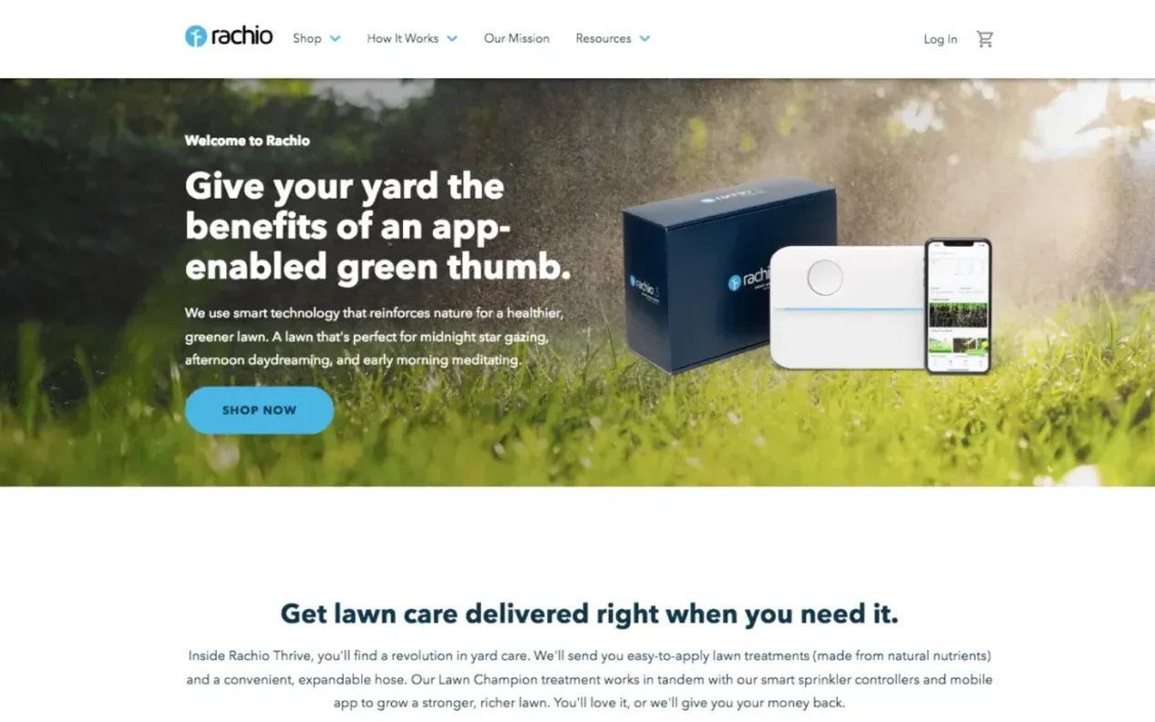 Rachio website