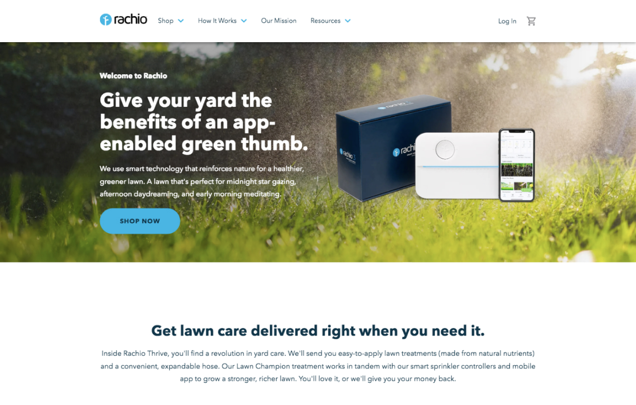 Rachio website
